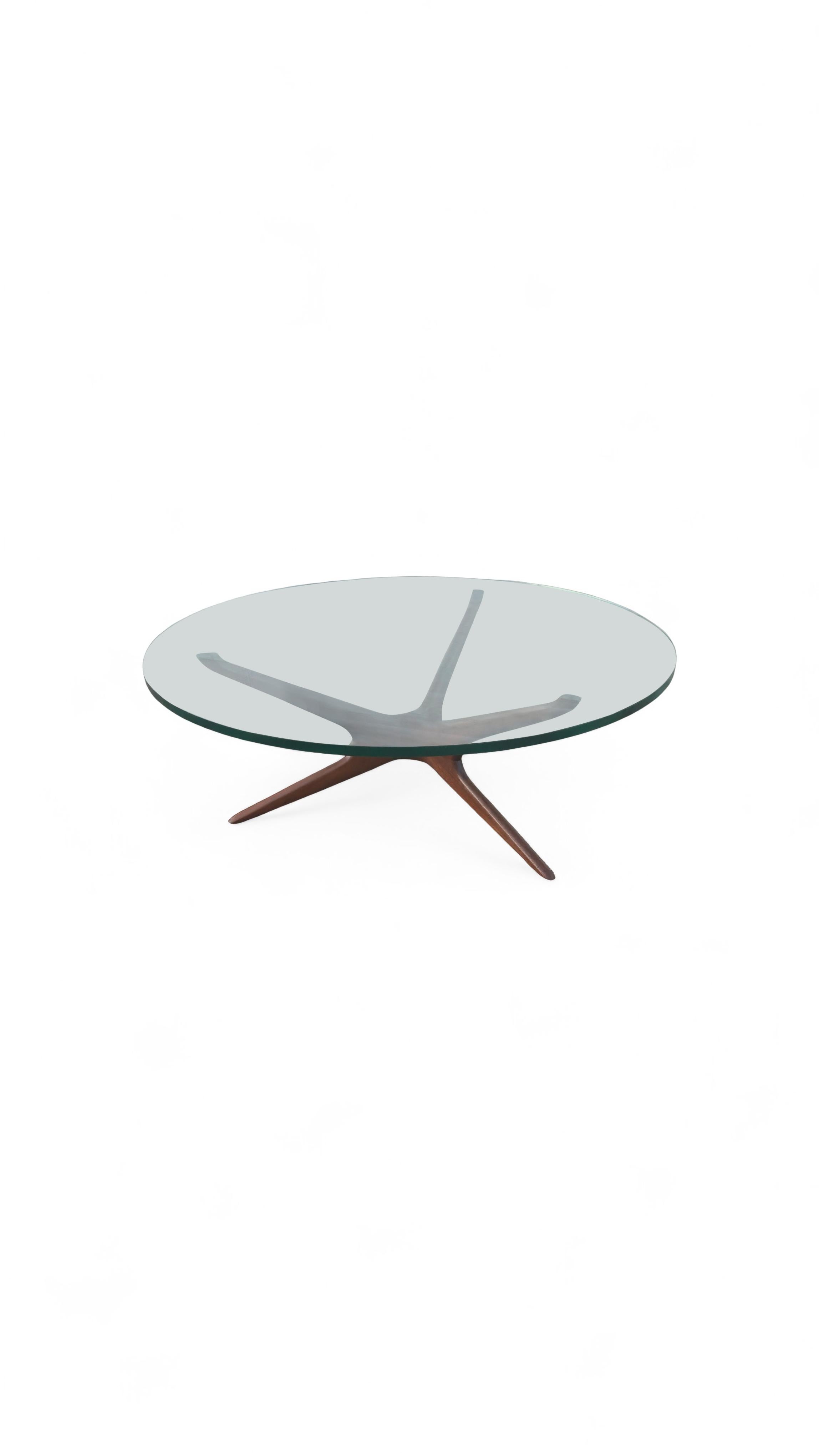Vladimir Kagan Stil Couchtisch (Moderne der Mitte des Jahrhunderts) im Angebot