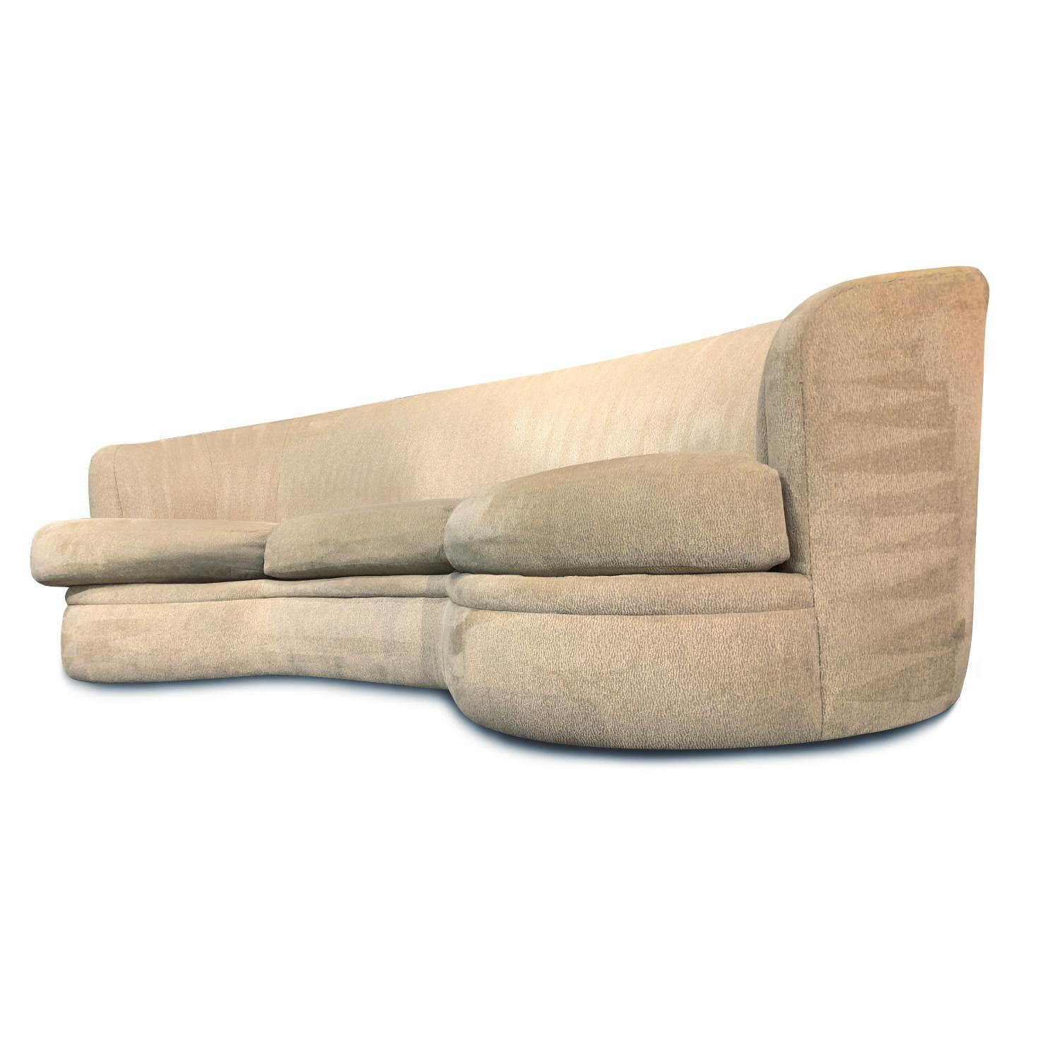 kidney bean shaped sofa