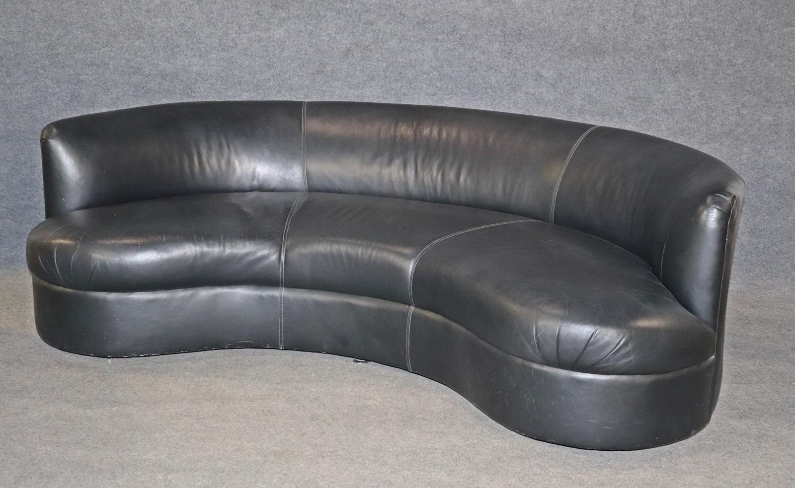 Black leather upholstery. 27
