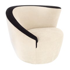 Vladimir Kagan Style Mid Century Nautilus Lounge Chair