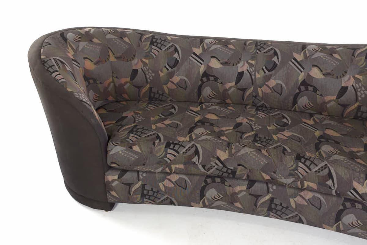 Vladimir Kagan Style Mid Century Sofa For Sale 1