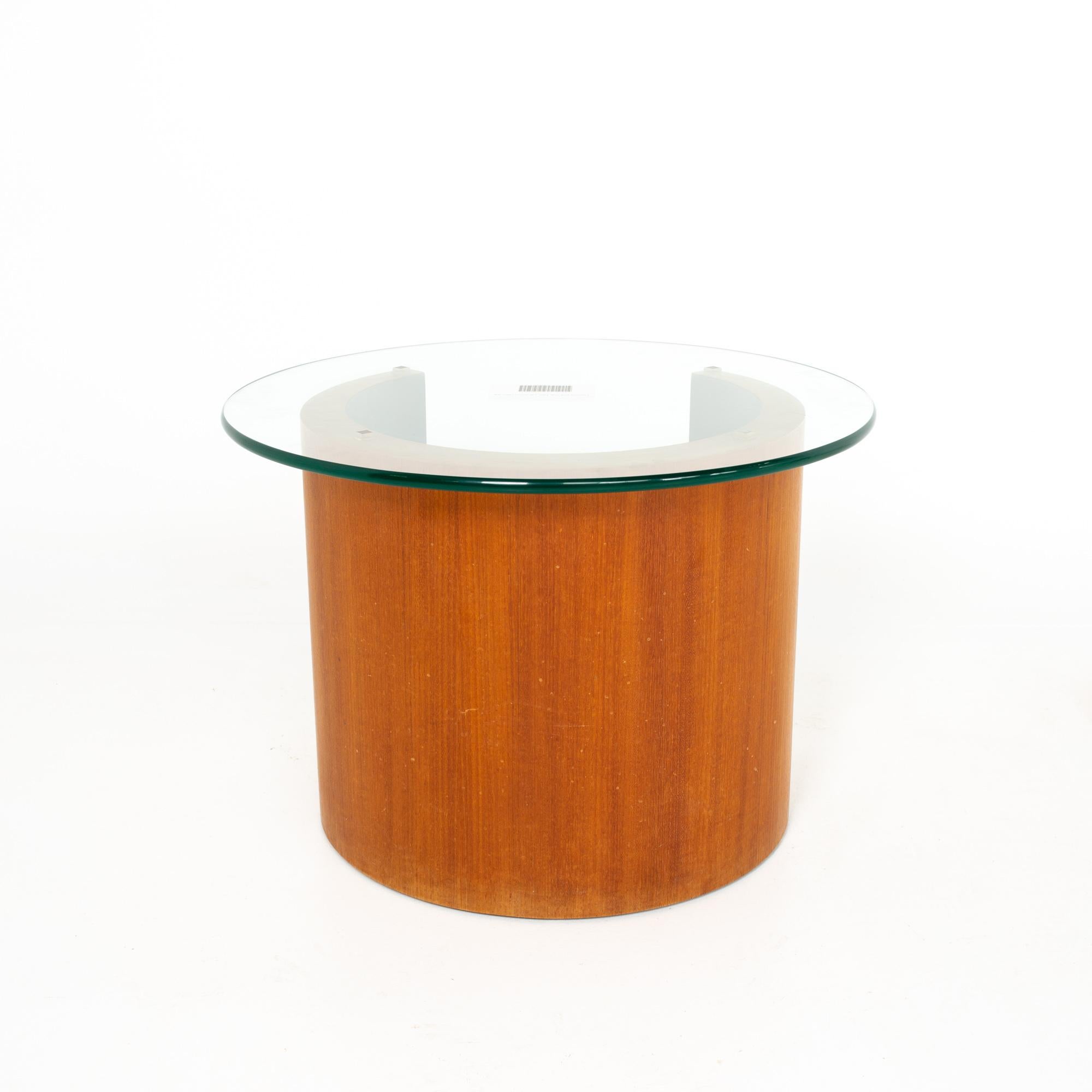 Late 20th Century Midcentury Walnut Side End Table