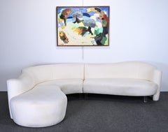 Vladimir Kagan Style Sectional Sofa by Weiman, 1980s