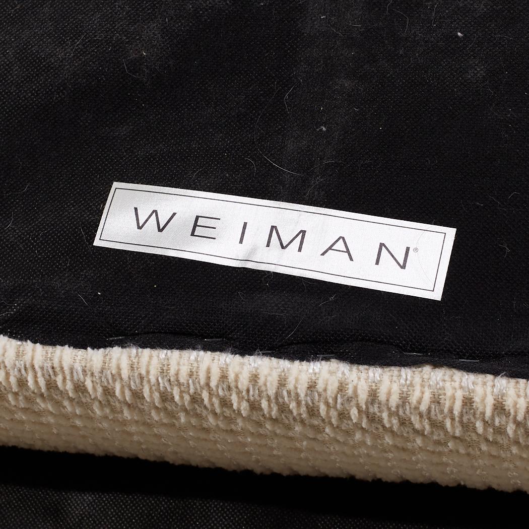 Tissu d'ameublement Canapé sectionnel incurvé du milieu du siècle de Vladimir Kagan Weiman en vente