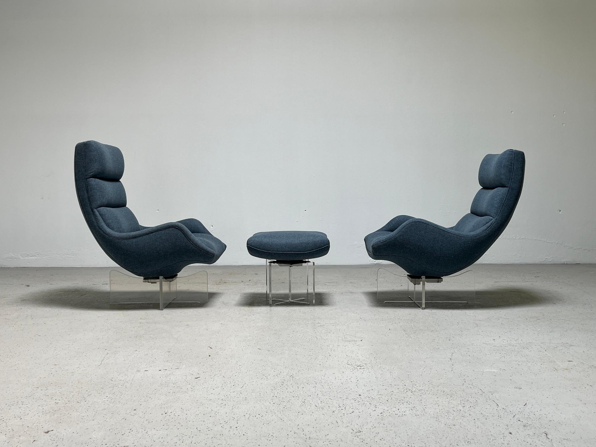 Vladimir Kagan Swiveling Cosmos Lounge Chair 7