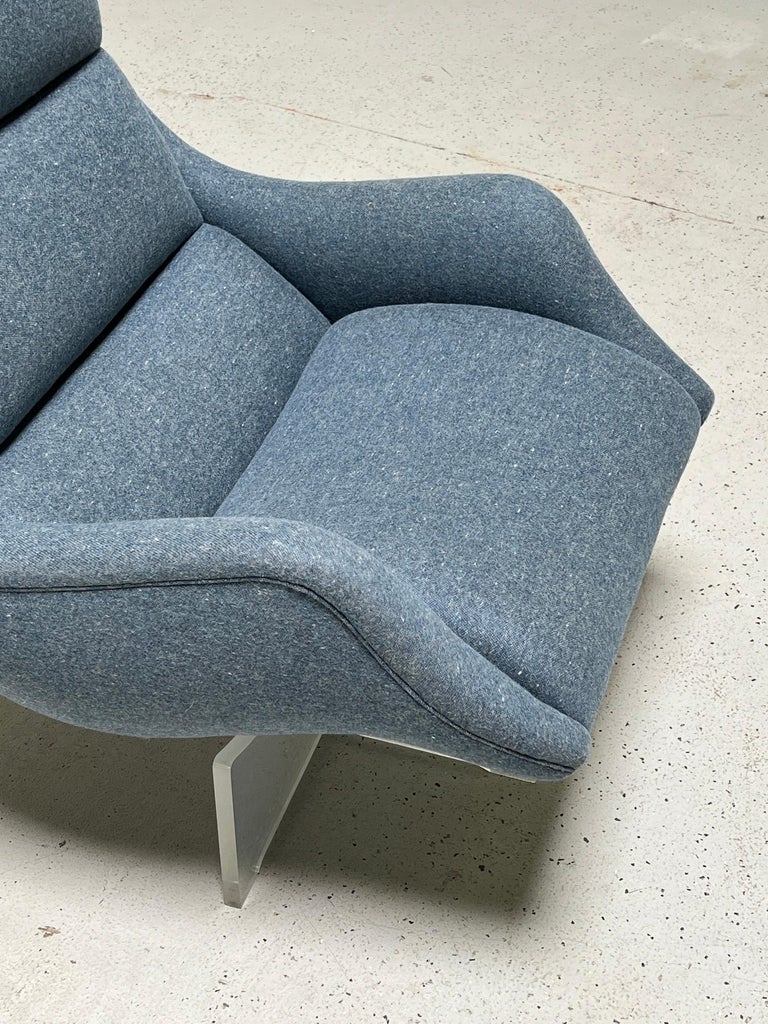 Vladimir Kagan Swiveling Cosmos Lounge Chair For Sale 2
