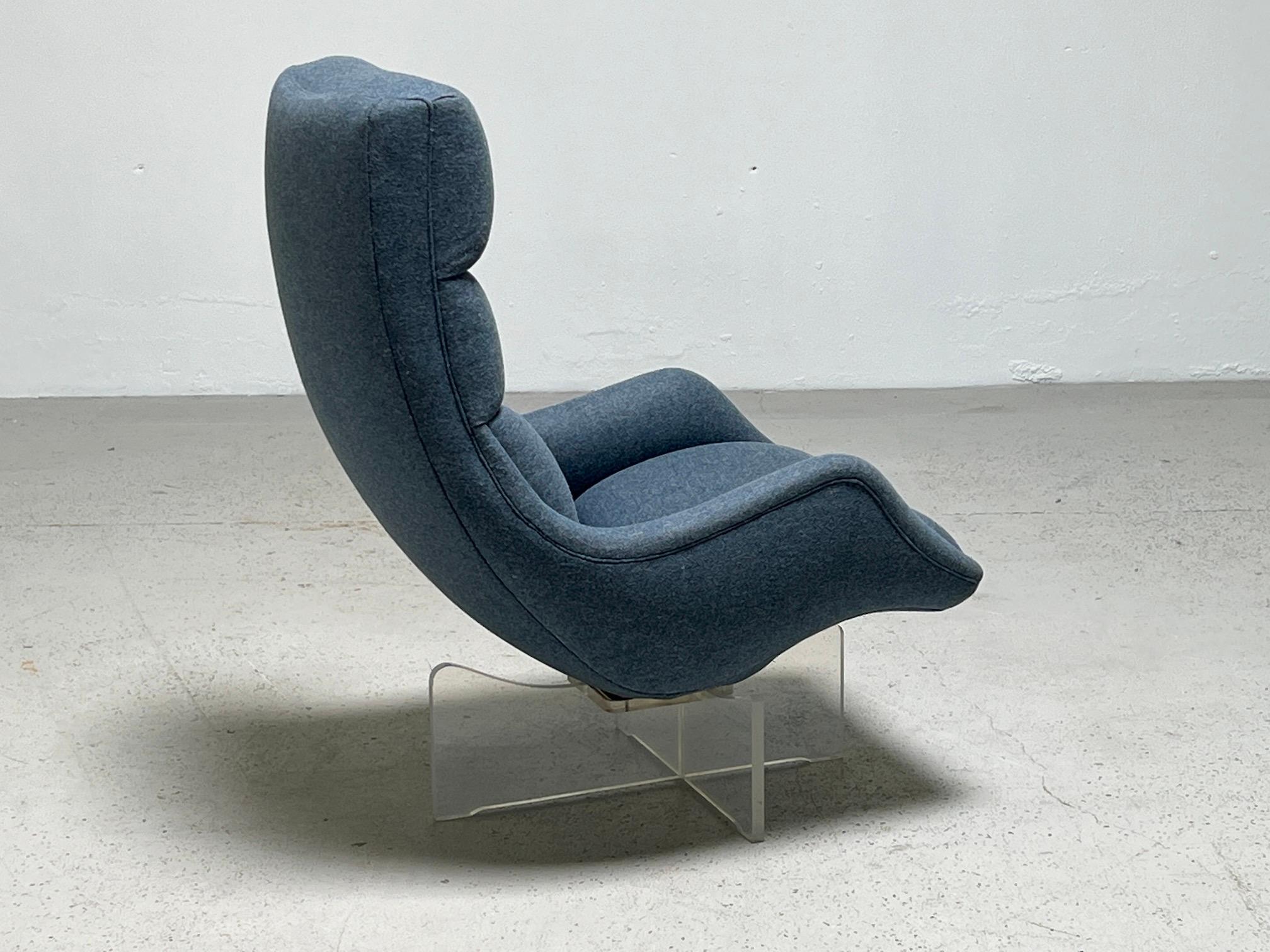 Vladimir Kagan Swiveling Cosmos Lounge Chair 4