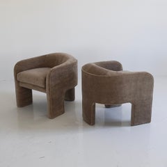 Chaises à trois pieds de Vladimir Kagan, la paire