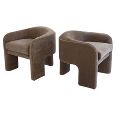 Chaises à trois pieds de Vladimir Kagan, la paire