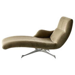 Vladimir Kagan Tri Symmetric Chaise Lounge