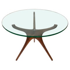 Vladimir Kagan "Tri-symmetric Dining/Game Table" in Walnut 1950s