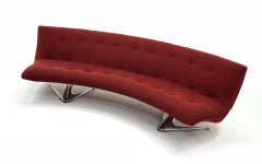 Vladimir Kagan Unicorn sofa for Kagan Designs, 1967.  Very Rare.  One Owner.