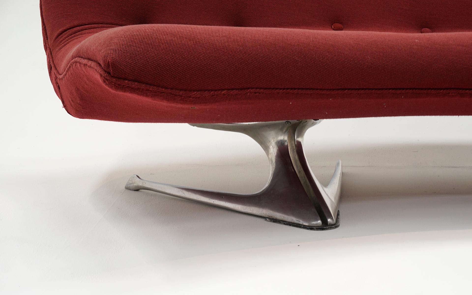 Mid-Century Modern Sofa à glands Vladimir Kagan pour Kagan Designs, 1967.  Très rare.  Un seul propriétaire. en vente