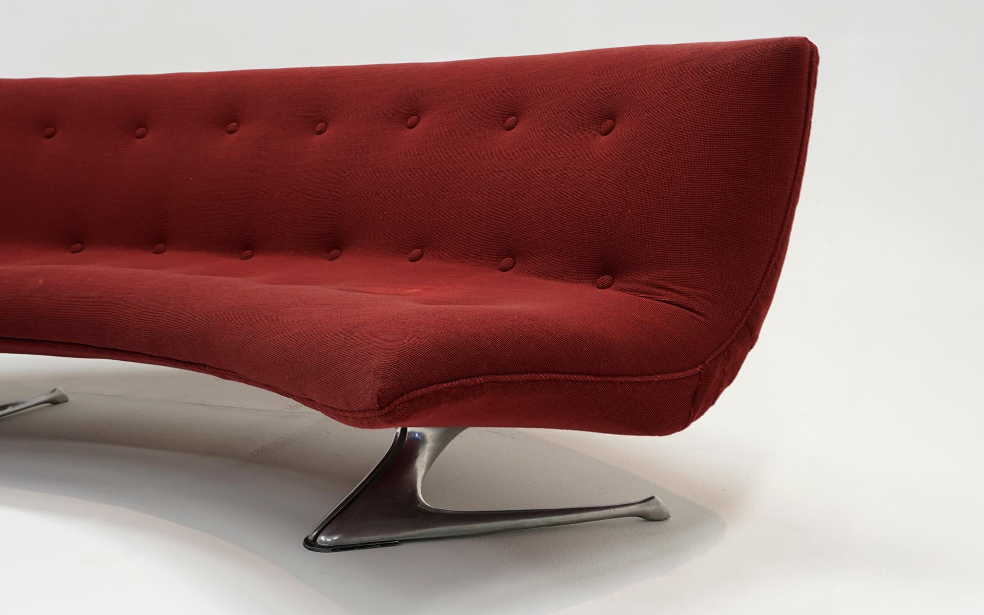 Américain Sofa à glands Vladimir Kagan pour Kagan Designs, 1967.  Très rare.  Un seul propriétaire. en vente
