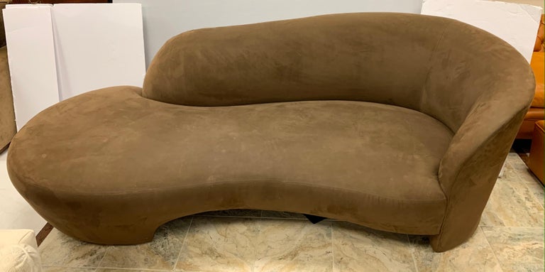 Vladimir Kagan Weiman Preview Chaise Lounge Longue Sofa Chocolate Brown Suede At 1stdibs Vladimir Kagan Weiman Preview Chaise, George Nelson Marshmallow Sofa Affen