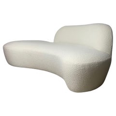 Vladimir Kagan “Zoe” Cloud Sofa in Cream Boucle