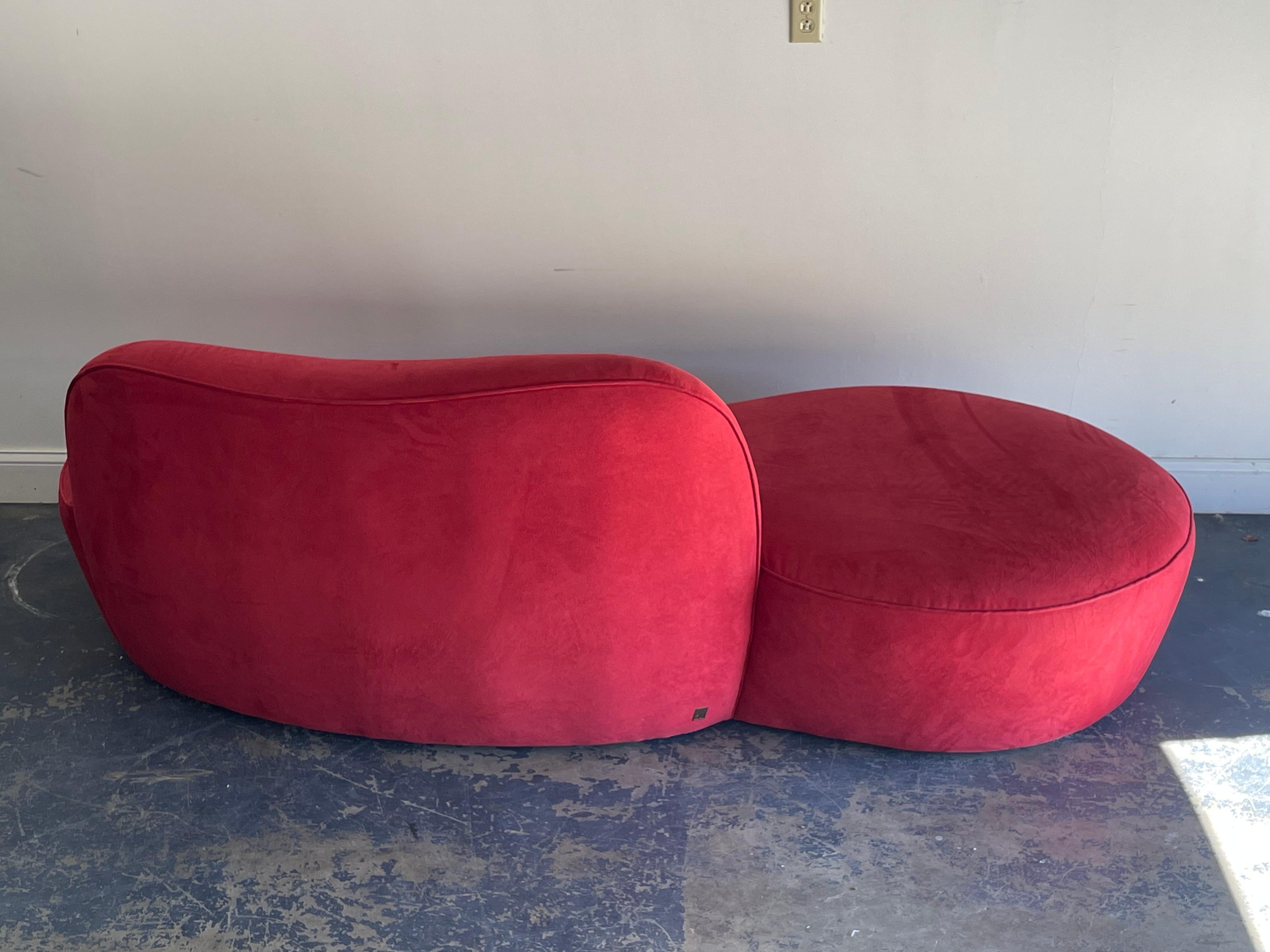 Mid-Century Modern Vladimir Kagan “Zoe” Organic Freeform Sofa for American Leather