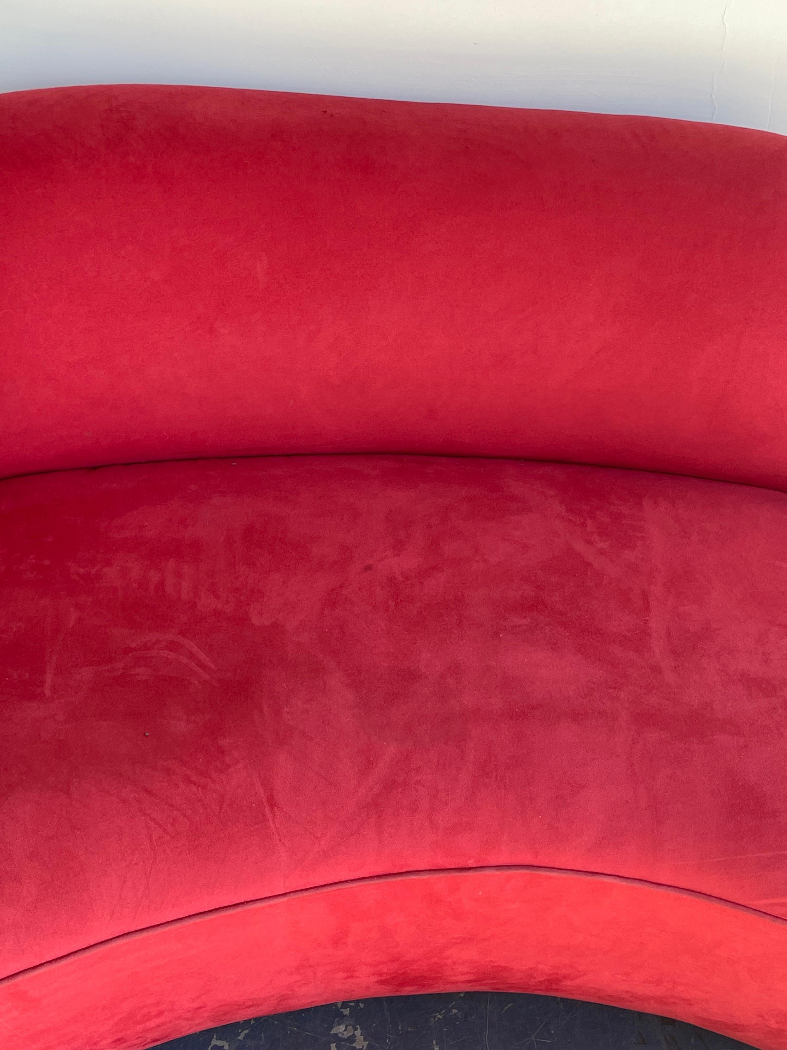 Contemporary Vladimir Kagan “Zoe” Organic Freeform Sofa for American Leather