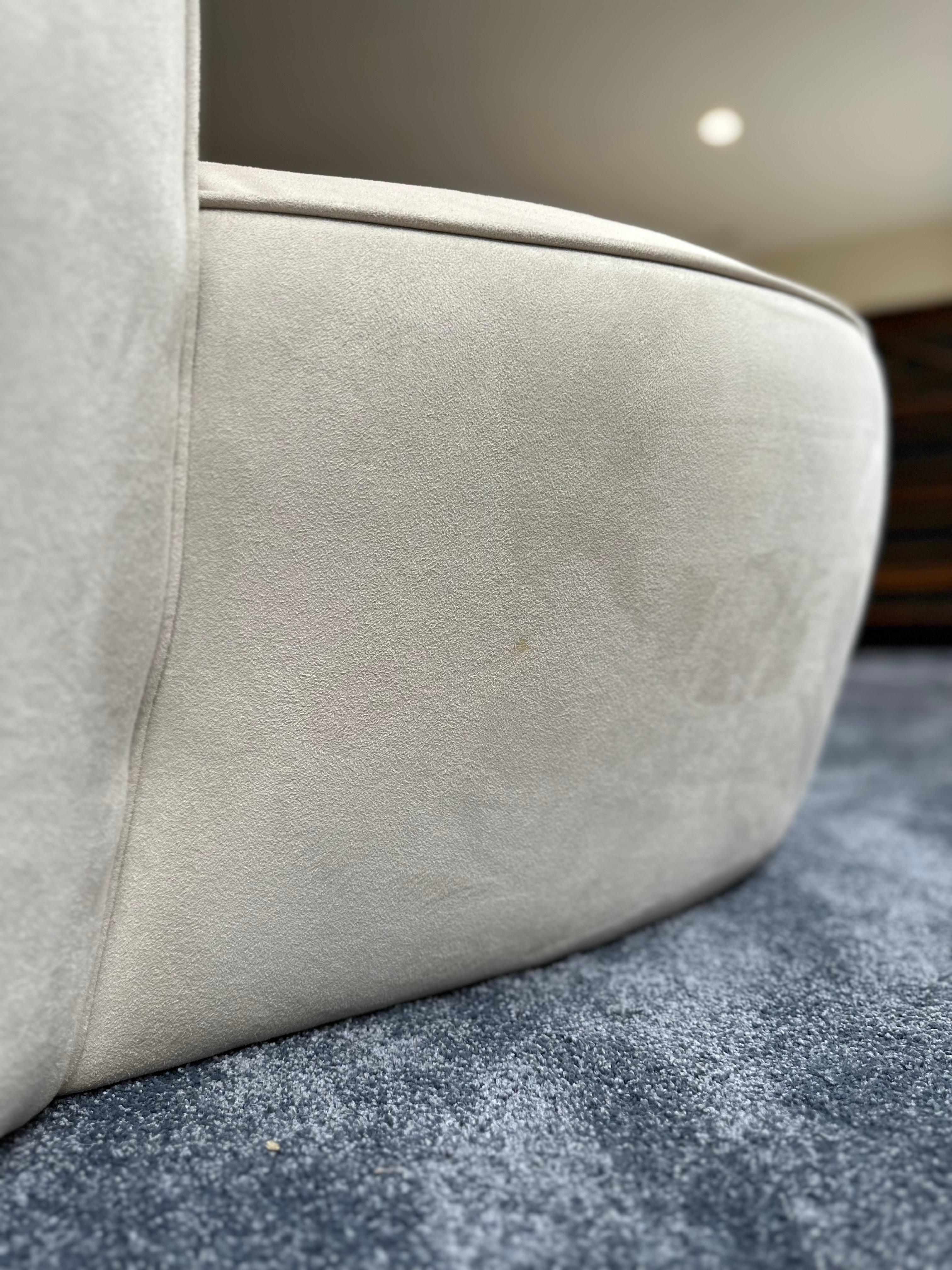 Textile Vladimir Kagan “Zoe” Sofa for American Leather