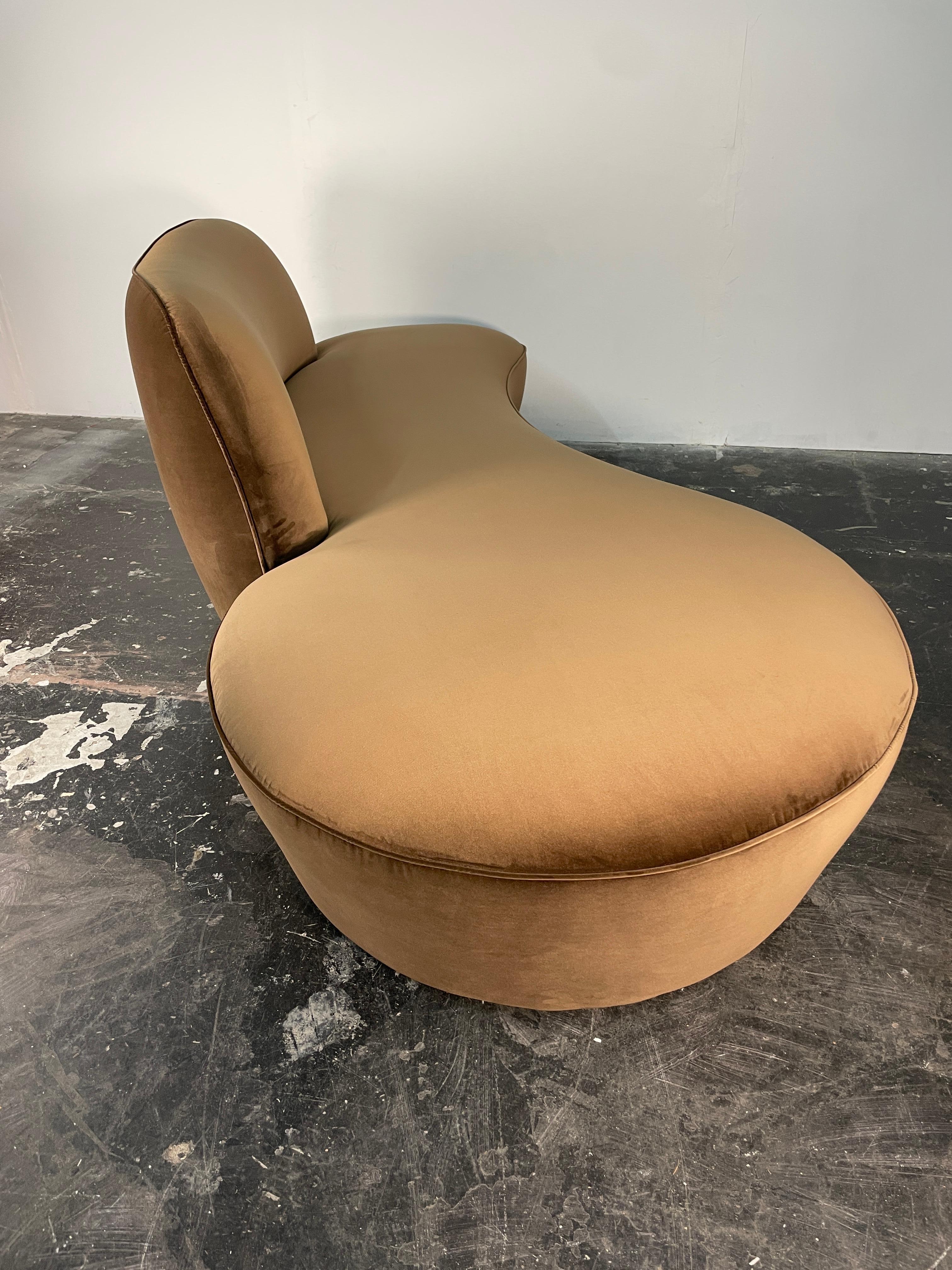 Sofá Zoe de Vladimir Kagan mediados del siglo XX en venta