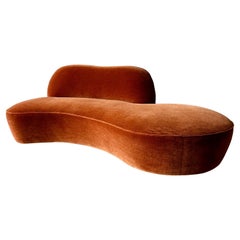 Vladimir Kagan Zoe Sofa, Newly Upholstered
