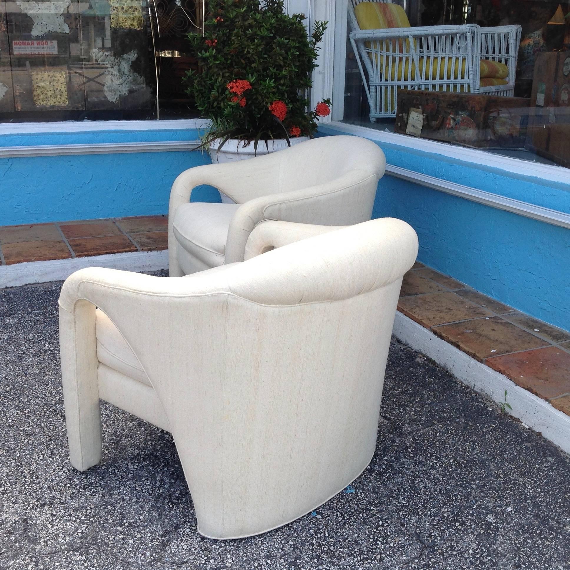 Mid-Century Modern Vladimir Kaganesque Lounge Chairs by Weiman