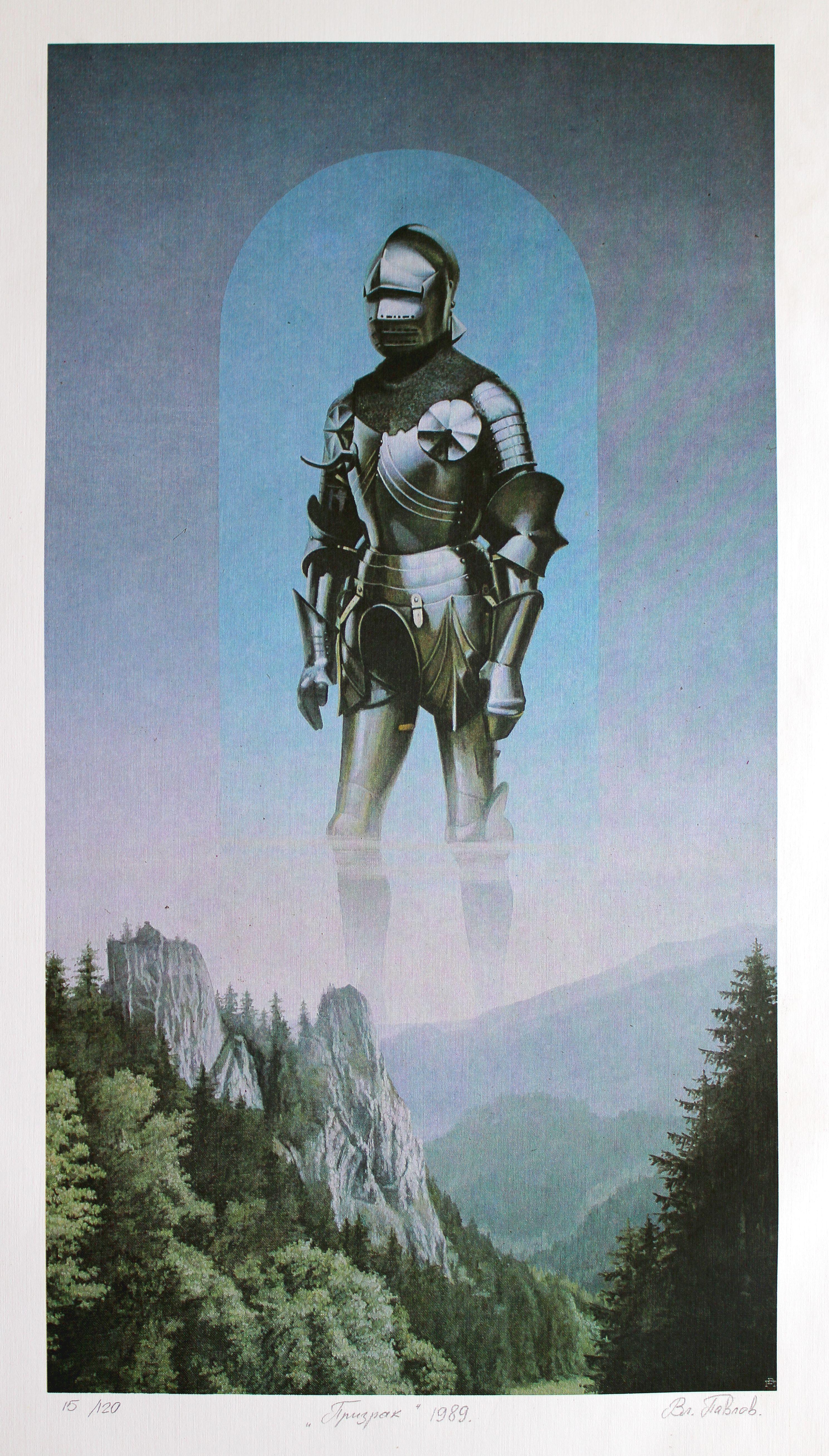 Ghost. 1989., Papier, Siebdruck, 60x32,5 cm