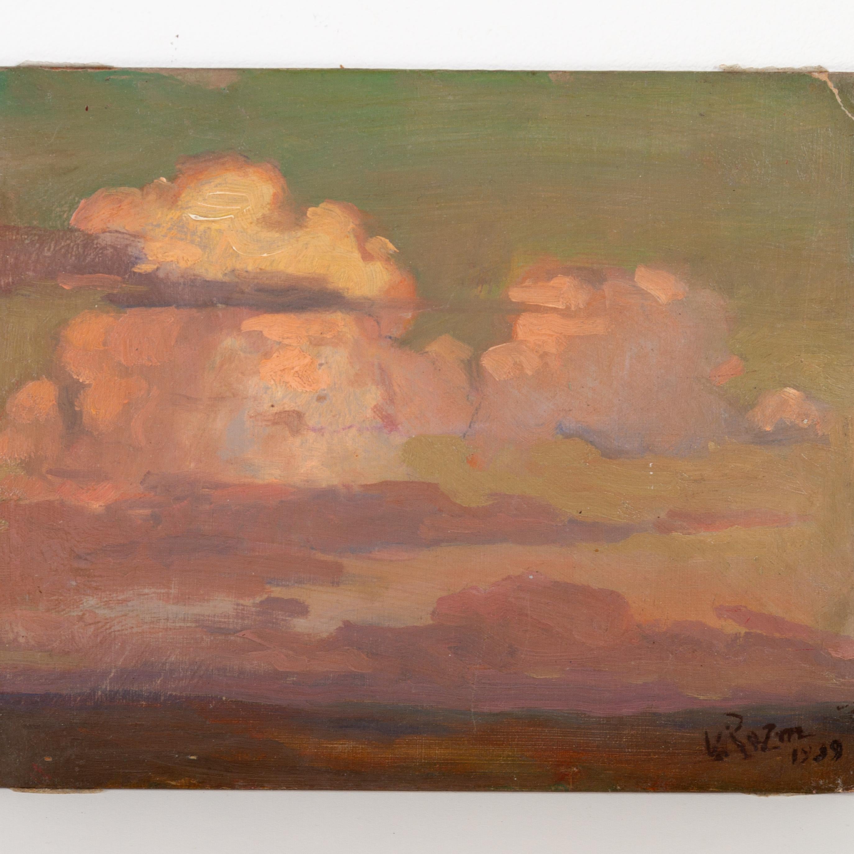 En bon état.
D'une collection privée
Expédition internationale gratuite
VLADIMIR ROZMAINSKY (Tbilissi 1885-1943 Paris) Huile de roussissement
