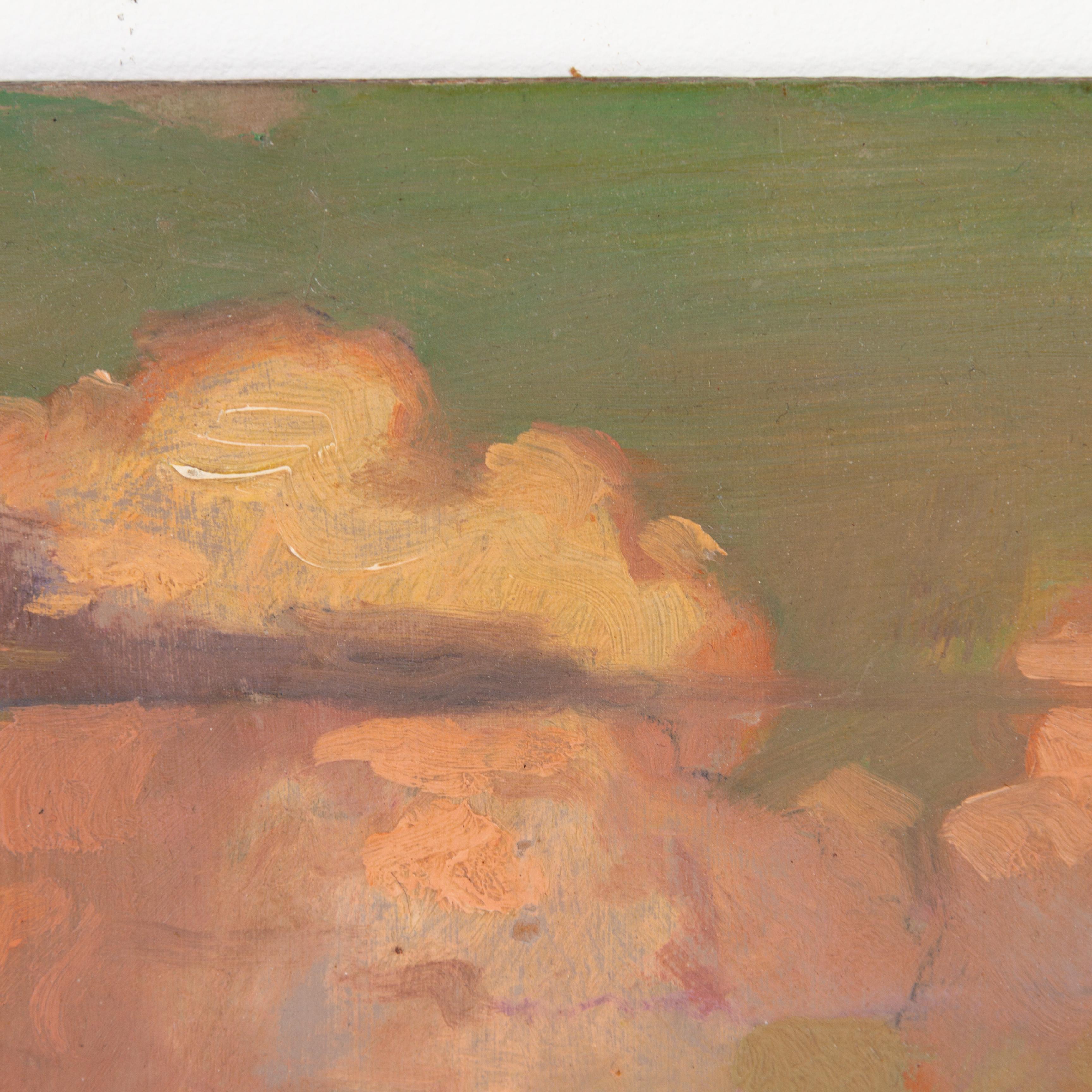 VLADIMIR ROZMAINSKY (Tbilissi 1885-1943 Paris) Huile de roussissement Bon état - En vente à Nottingham, GB