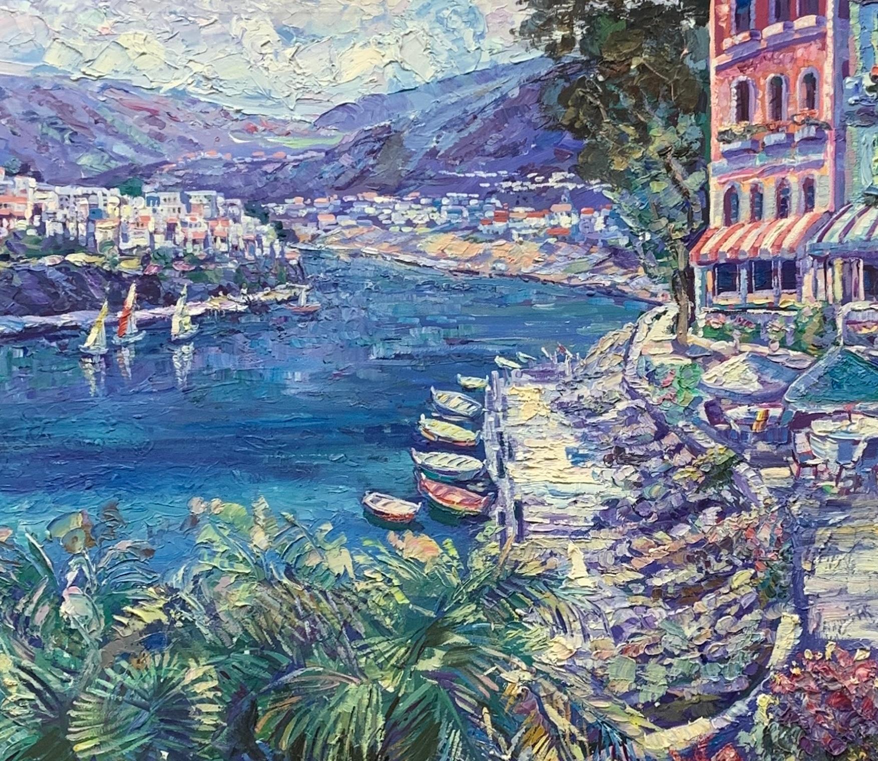 Côte d'Azur – Painting von Vladimir Shulakov