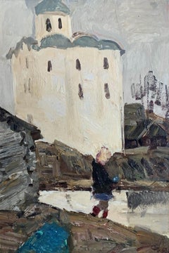 Girl in Front of St. George Church