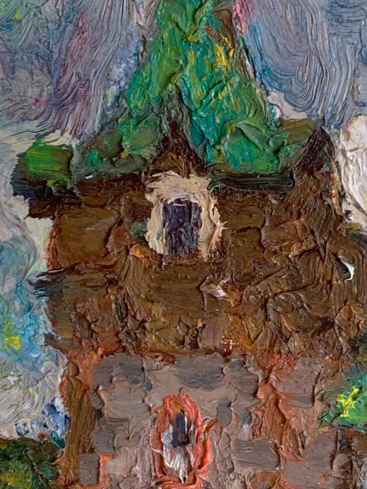 Kloster (Impressionismus), Painting, von Vladimir Skryabin