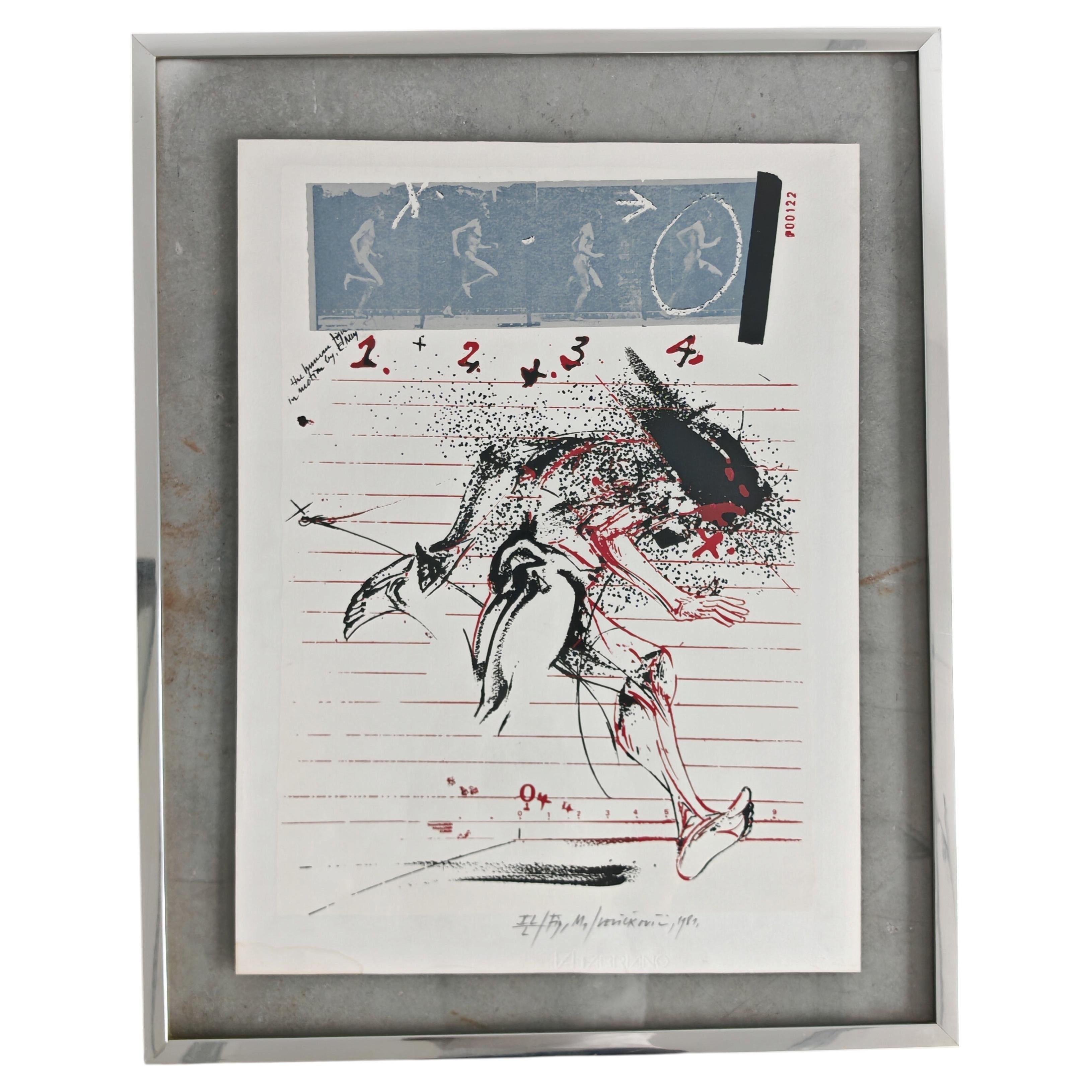 Vladimir Veličković Lithographie figurative, signée, datée 1981