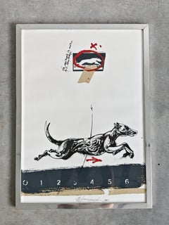 Vladimir Veličković Figurative Lithograph, Signed, Dated 1986