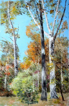 Autumn approaches, Painting, Oil on Canvas