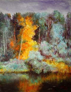 Autumn Forest, Painting, Oil on Canvas
