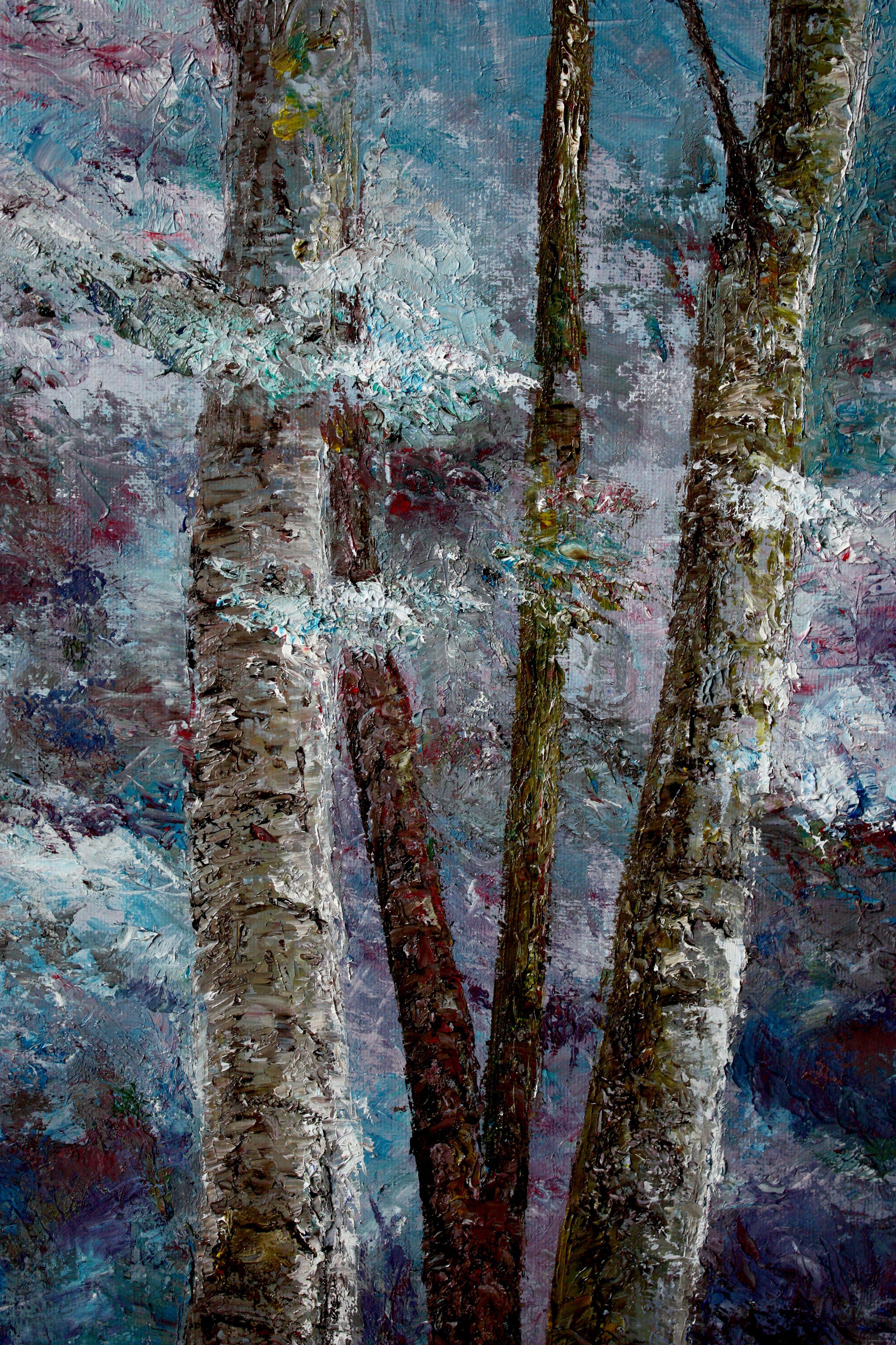 Blue Forest, Painting, Oil on Canvas 1