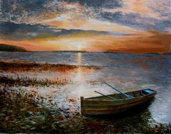 Silenzio della sera, Pittura, Olio su tela