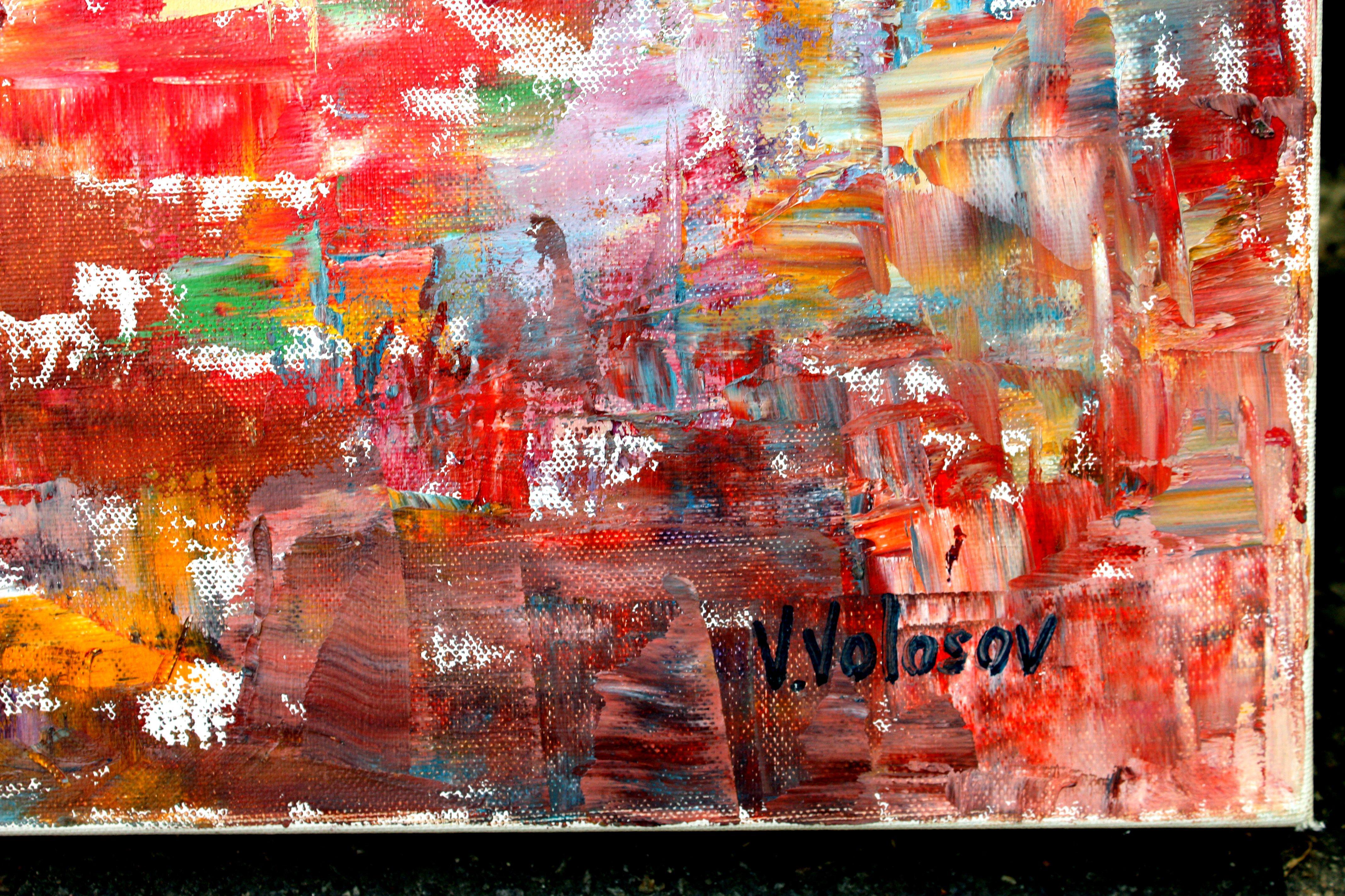 Memoria de  11 de septiembre de 2001, Pintura, Óleo sobre lienzo 1