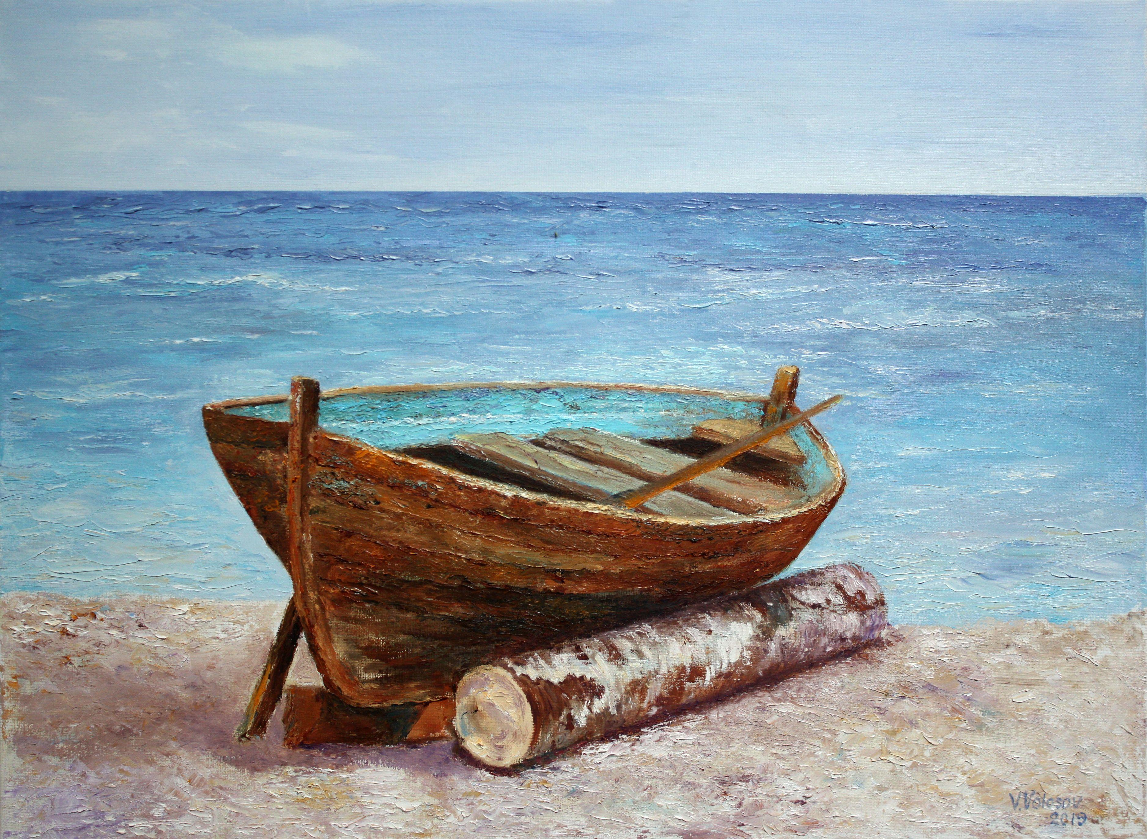 old boat paintings