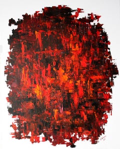 Red and Black, Painting, Oil on Canvas