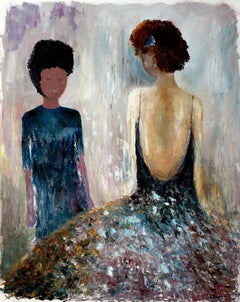 Insegnami a ballare, Pittura, Olio su tela