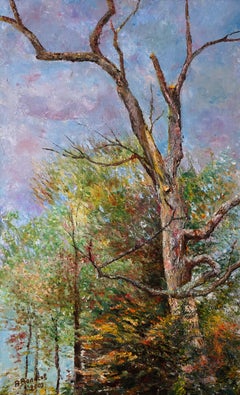 Very old tree, Painting, Oil on Canvas
