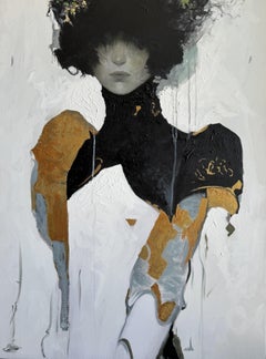 "Mia" Painting 35" x 28" inch by Vladislav Chenchik