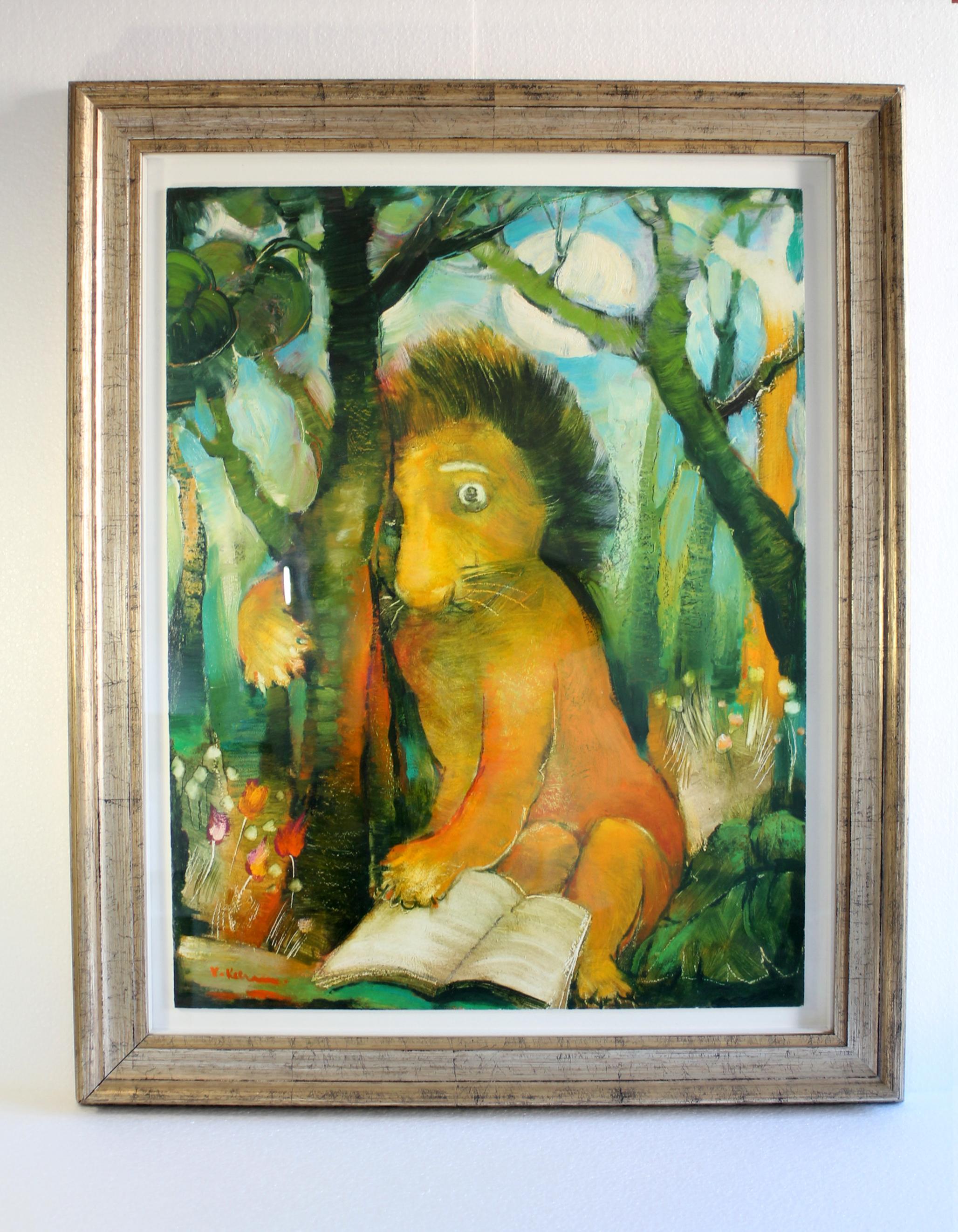 Vladislav Kavan (opera 70x55cm) olio su tavola 1989. Una decorazione da parete di grande valore! 8