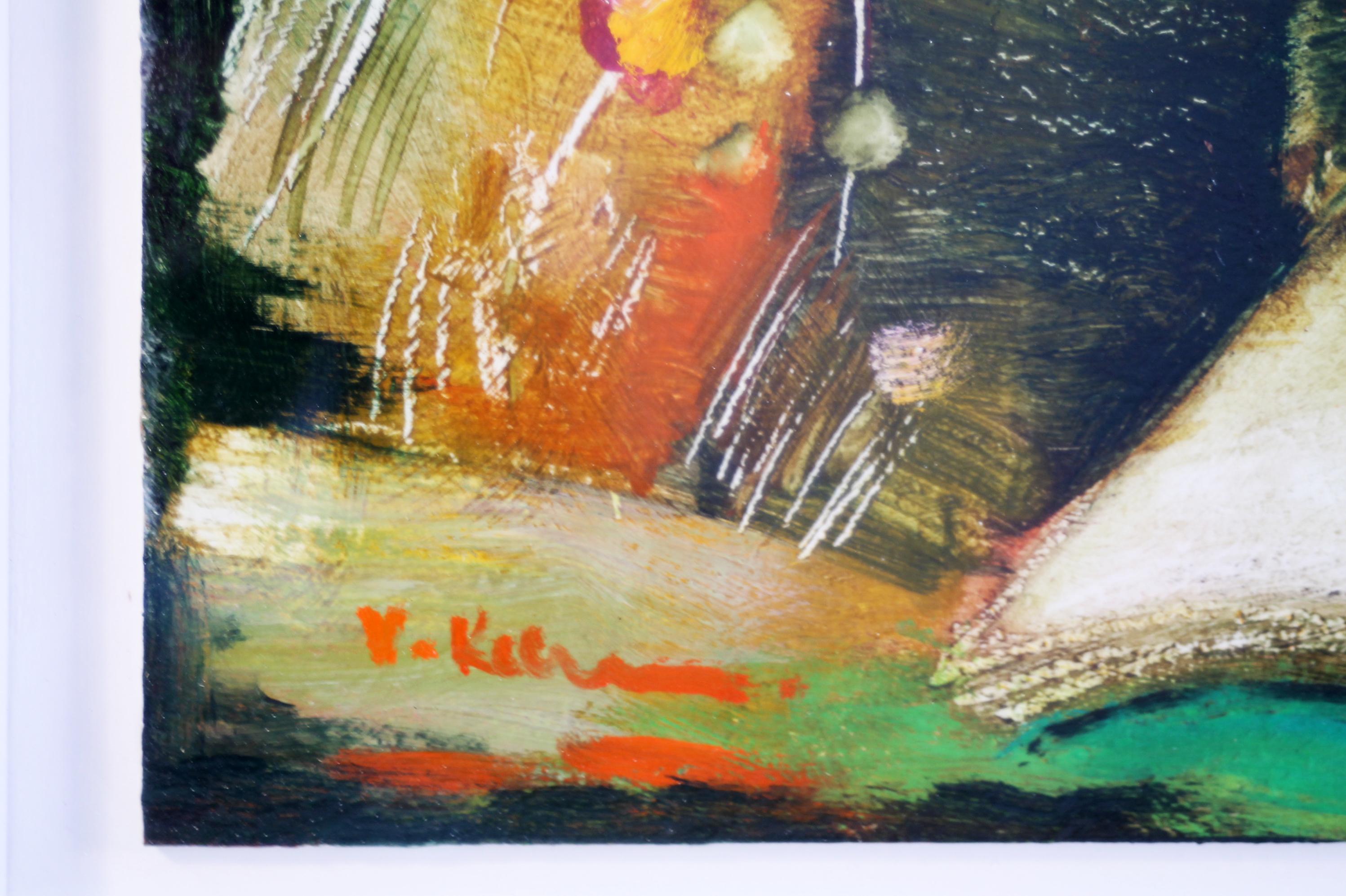Ceco Vladislav Kavan (opera 70x55cm) olio su tavola 1989. Una decorazione da parete di grande valore!