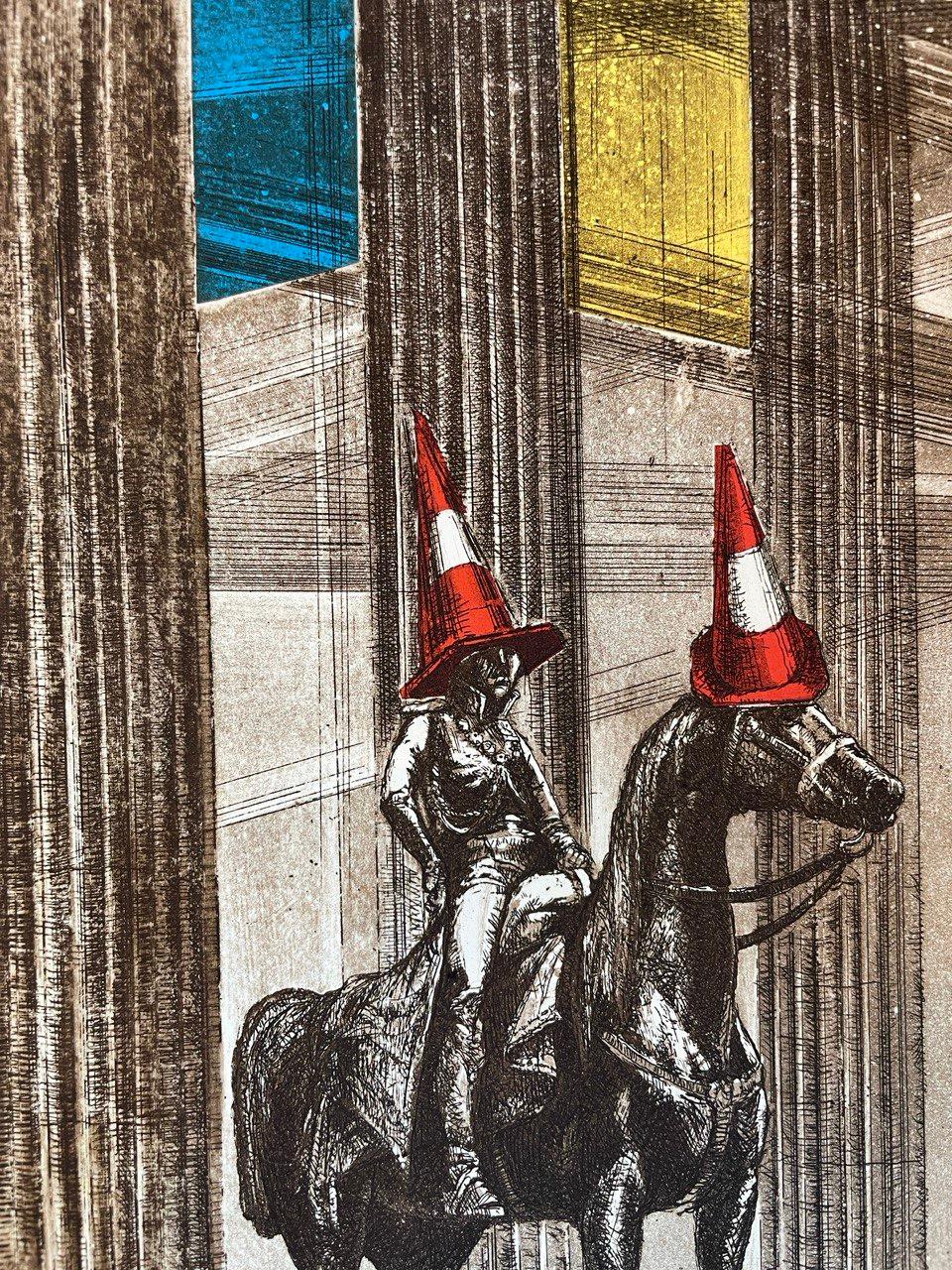 Duke of Wellington by Vladislav Khristenko

Size of the image - 25 x 15 cm
Size of the list  - 34 x 22.5 cm
Size in frame - 42 x 32 cm
Etching and aquatint on paper
#15 from edition of 25

Special edition that was created for Glasgow and
