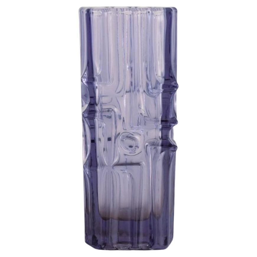 Vladislav Urban for Sklo Union, Czech Republic. "Abstract" art glass vase. For Sale