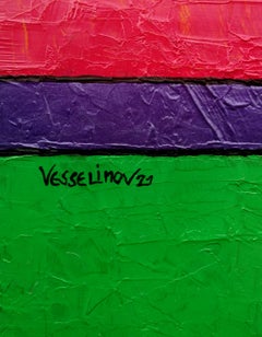 45 Stunden am Tag rauchen, Gemälde, Öl auf Leinwand