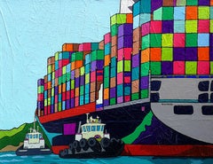 Shipping (rescue operation), Painting, Oil on Canvas